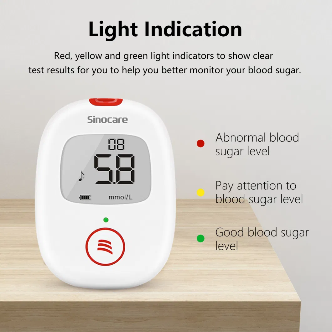 Sinocare Buy Blood Glucose Test Strips Diabetic Test Strips Get Free Glucose Meter Glucometer Blood Glucose Monitor