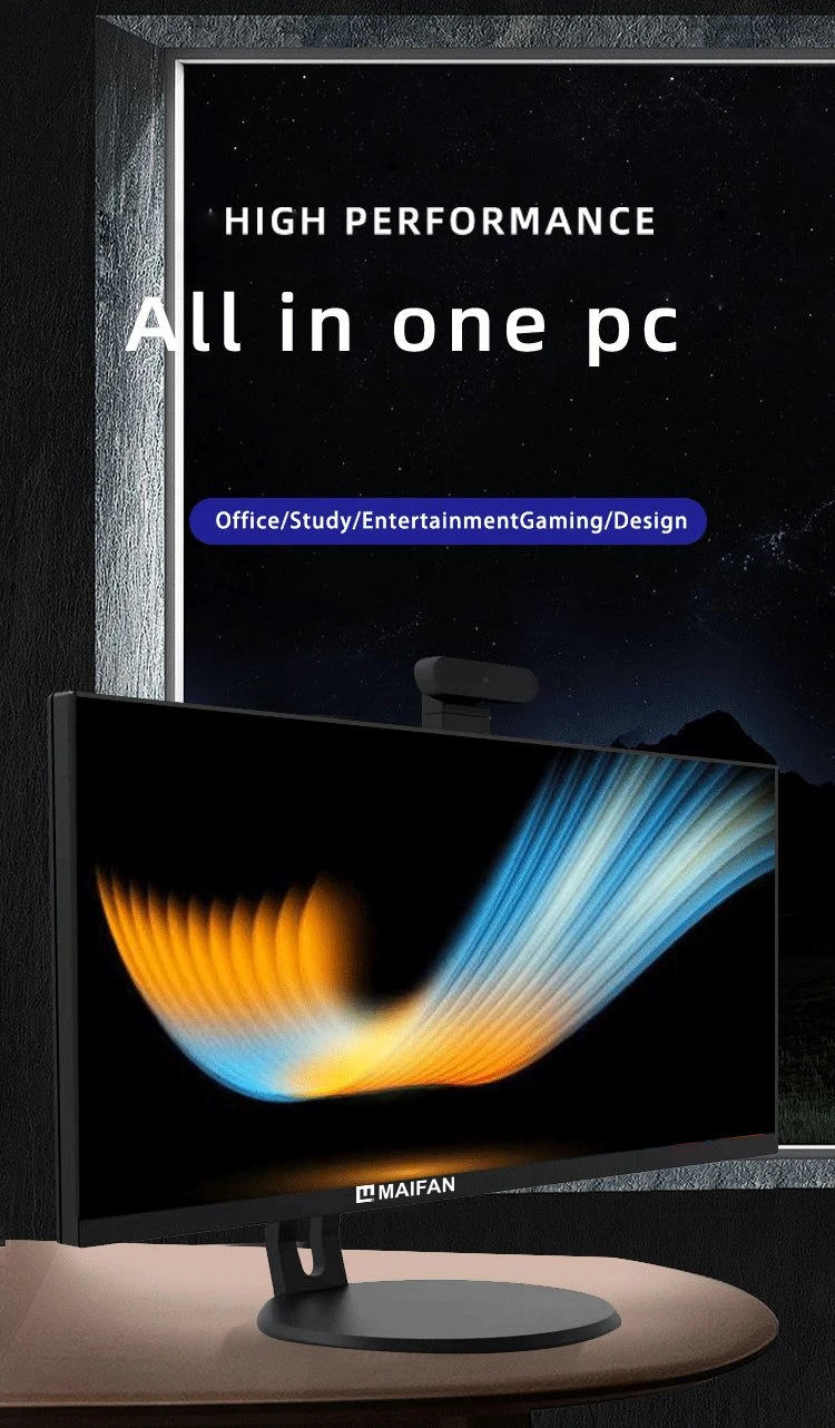 New 27 Inch Monoblock Curved Screen Win10 Barebone All in One Gaming PC Computer Touchscreen All in One I7 Desktop
