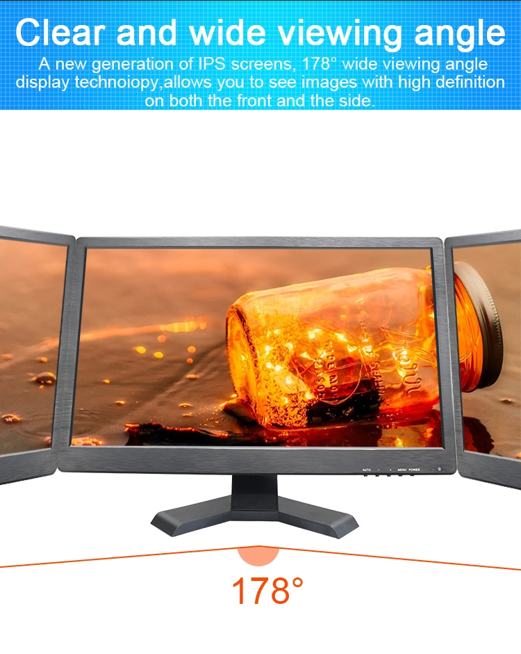 21.5inch Resistive Touch LCD Display Screen Monitor for CCTV POS PC Industrial