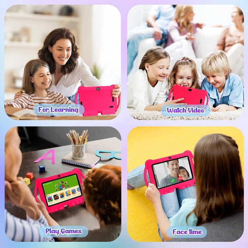 Children Learning Educational Tablet Allwinner A100 Kids Tablets 1024*600 Touch Screen 7 Inch Android 10 11