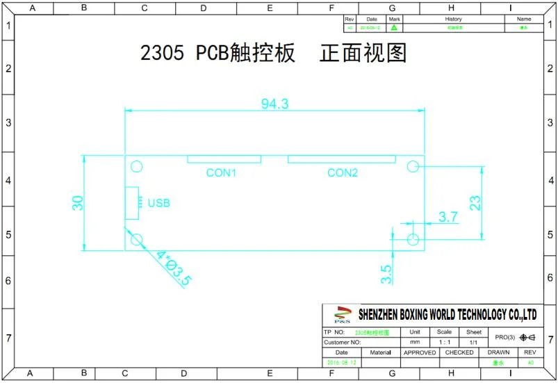 G+F+F 21.5 Inch Multi-Finger Capacitive Touchscreen for Industrial Application