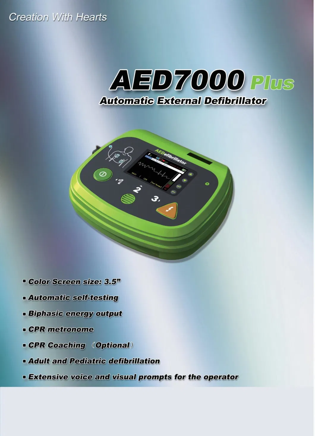 Aed External Defibrillator Desfibrilador Aed Automated External Defibrillator Monitor Medical