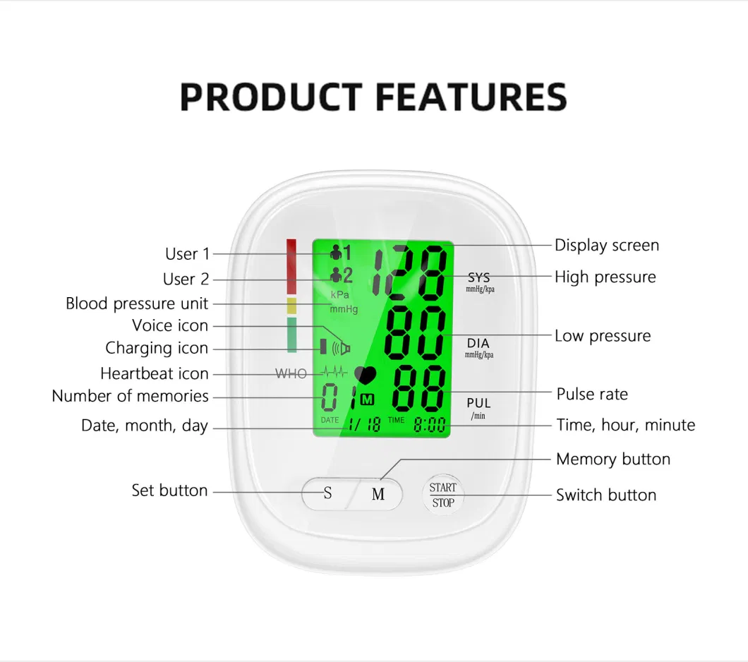 Wholesale Buy Bp Monitor Automatic Arm Type Digital Blood Pressure Monitor Sale Upper Arm