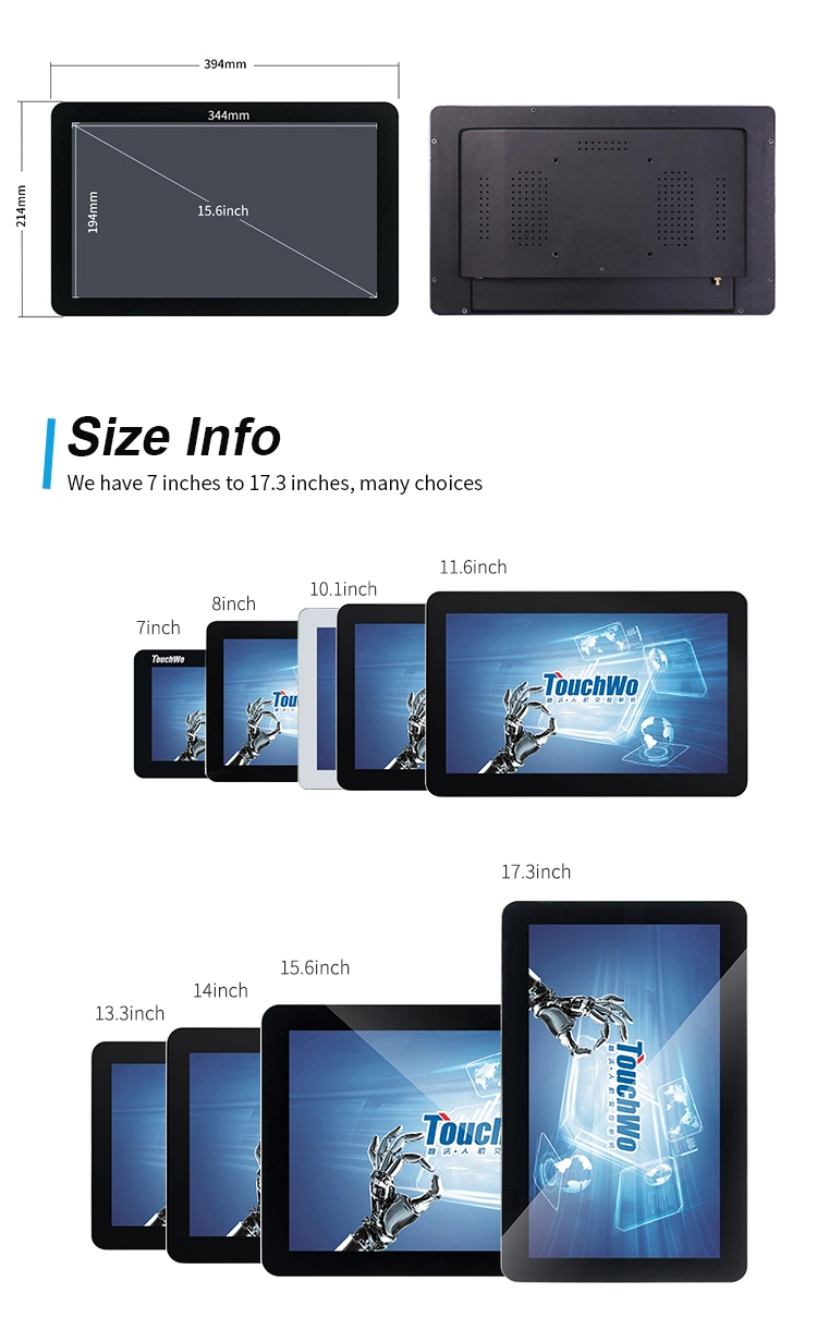 Professional Android Tablet 15.6 Inch Touch Screen Laptops Without Battery