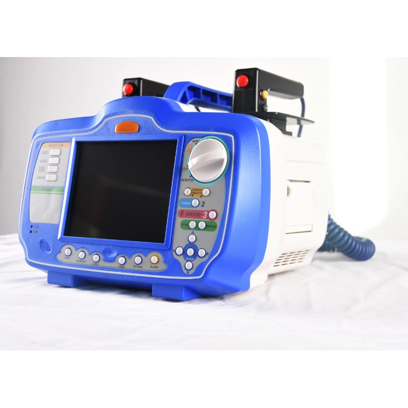 Portable Biphasic Emergency Aed Cardiac Automated External Defibrillator Monitor