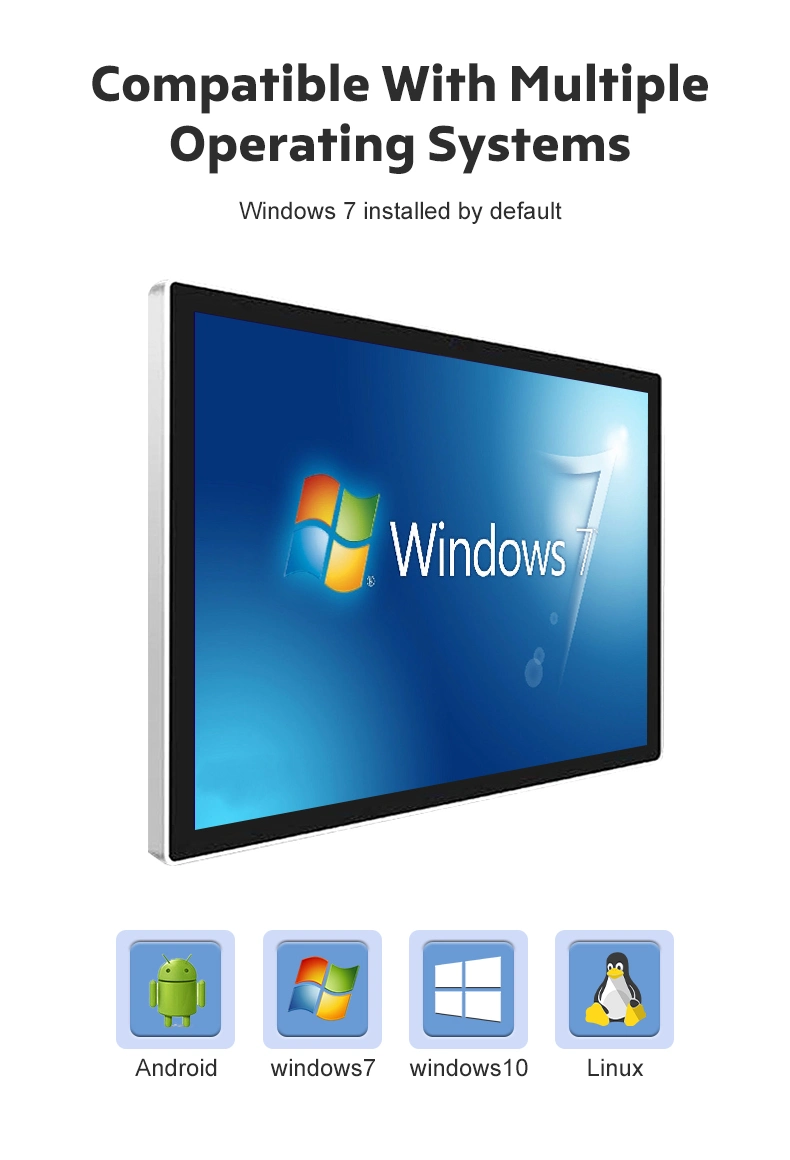 21.5inch LCD Display Ultra-Thin Integrated Touch Screen Monitor Touch All-in-One with PC
