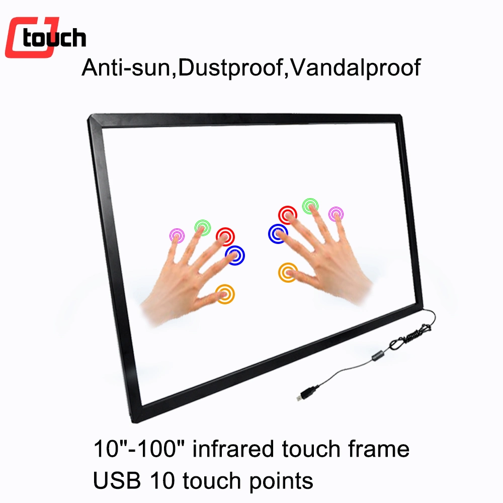 Touch Screen 37 39 38.9 Inch Infrared Touchscreen for Kiosk China Industrial Meeting Education Factory IR Touch Frame USB 3m Elo