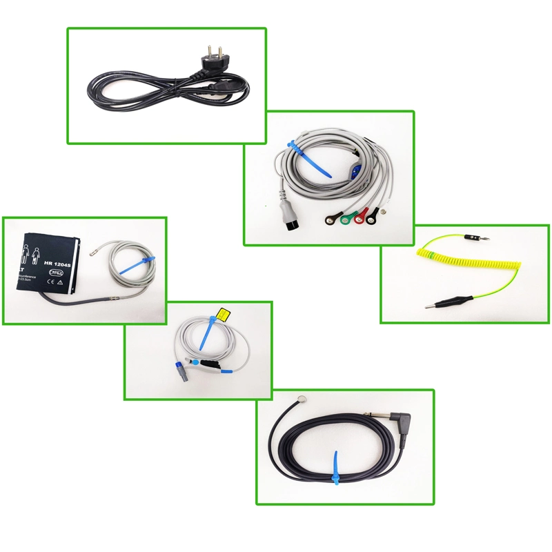 Portable 12.1&quot; Multiparameter Patient Monitor with Optional Touch Screen