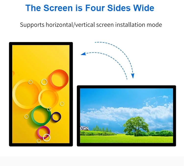 Professional Manufacturer Wall Mounted Capacitive Touch LCD Panel IPS Screen Quad Core Rk3288 Touch Screen