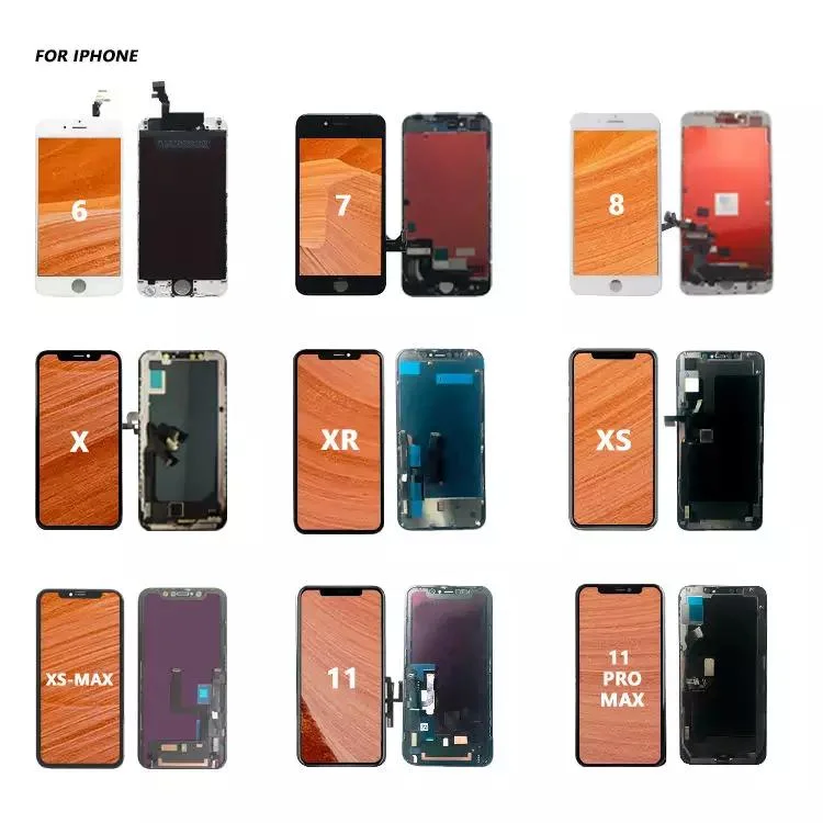 Factory Stock All Brands Phone OLED LCD Display Assembly Mobile Phone LCD Touch Screen for iPhone Samsung Moto Xiaomi