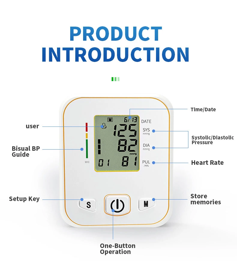 Buy Best Price Electronic Upper Arm Bp Meter Digital Blood Pressure Monitor