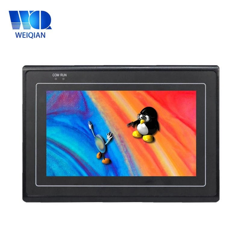 7 Inch High Resolution Industrial Computer Resistance Touch Screen Embedded Fanless All in One Machine