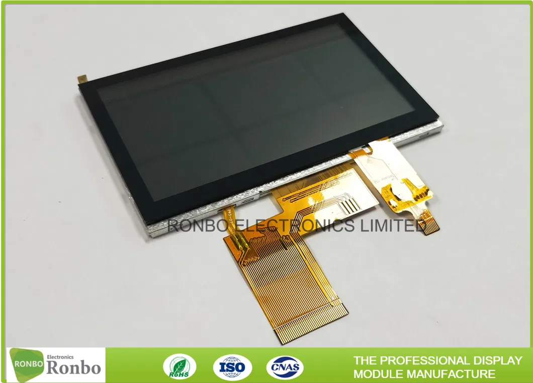 High Brightness 4.3 Inch Resolution 480 * 272 Capacitive Touch LCD Display Screen