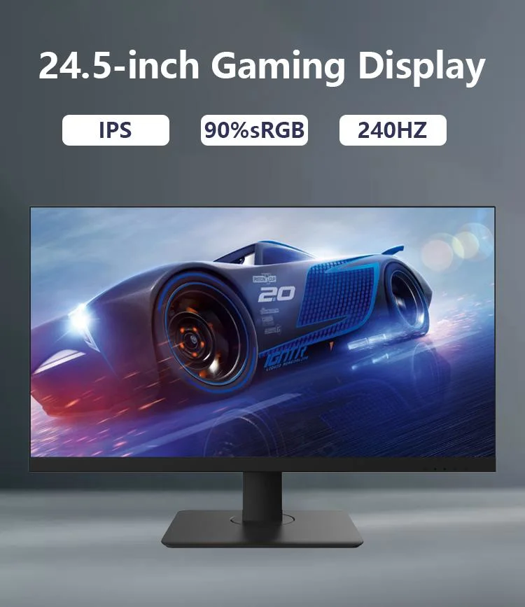 Modern Style 24.5 Inch Monitors 240Hz Gaming Computer Monitor with Fast Response Time and Can Rotate 90 Degrees Buy