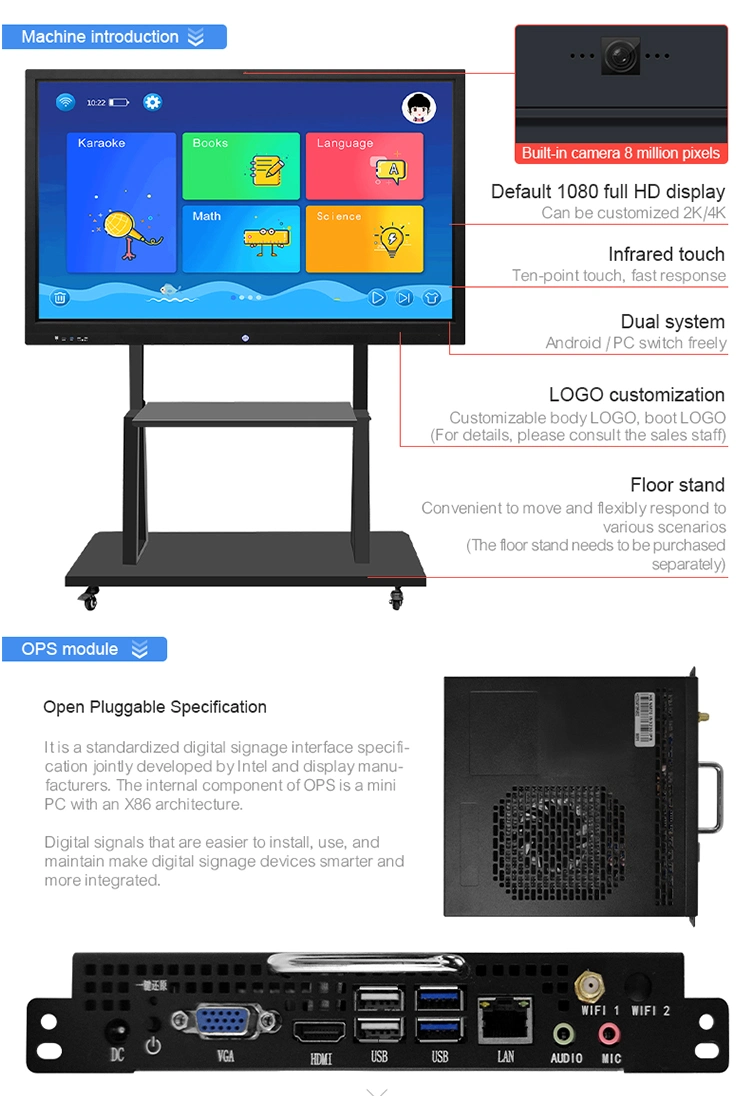 Multi Touch Interactive Whiteboard for Large Screens