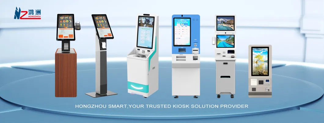 Automated Card Dispenser Hotel Check-in Kiosk with Passport Reader and Receipt Printer