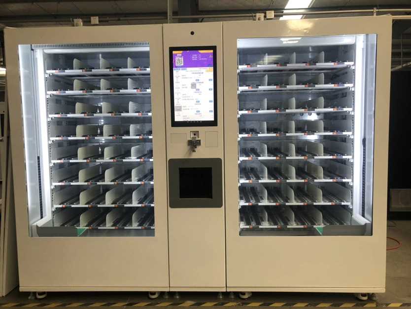 Xy Outdoor Village Shop Master Slave Vending Machine Dispenser Large Huge Storage