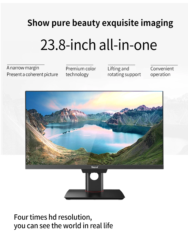 Wholesale 23.8&quot; Inch All in One I7 Business PC Touchscreen All-in-One Monoblock Barebone Aio Desktop Computer