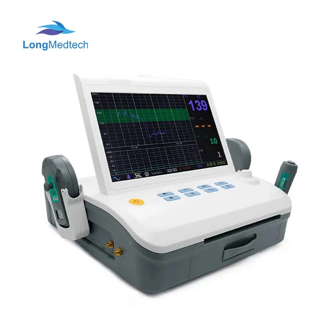 Portable Jumper 12 Inch Color Screen Cardiotocograph Ctg Fetal Doppler Fetal Monitor