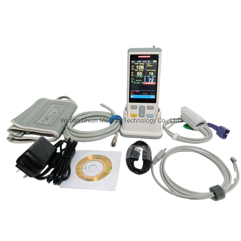 PC100 Medical Veterinary Portable Hospital Handheld Vital Signs Patient Monitor with CE ISO