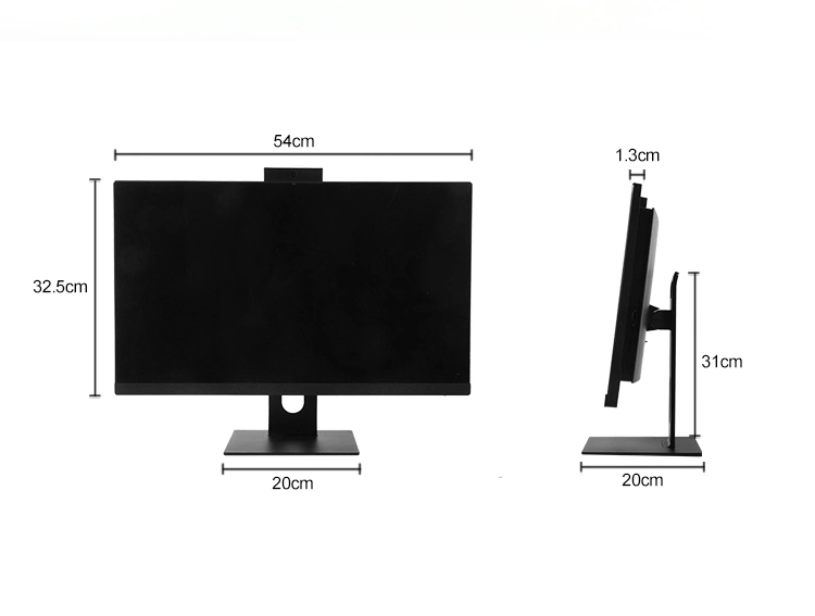 Industrial Touchscreen 23.8inch All in One PCS Core I3 I5 I7 Desktop HDD Education Gaming Comput