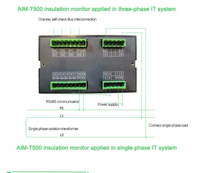 Acrel Aim-T300 Insulation Monitor Device for Industry Low Voltage It Distribution System