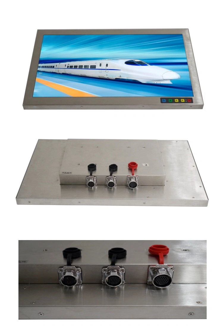 Whole Stainless Steel Materials 21.5 Inch Industrial-Grade Resistive Touch Screen 1920*1080 High Resolution IP66 IP67 Monitor