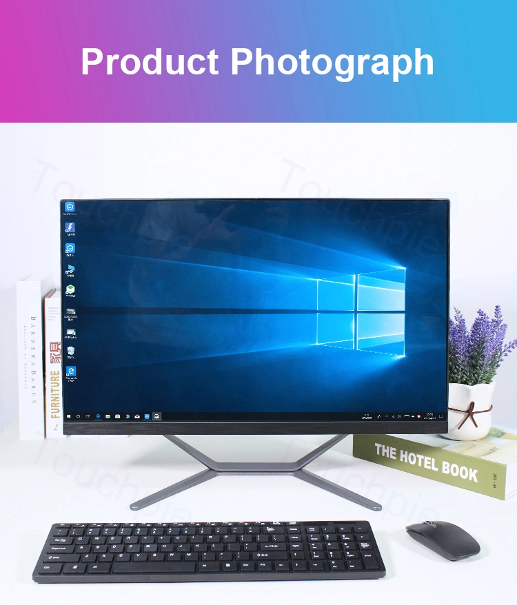 18.5&quot; I5 PC 8+128GB Built-in Camera Windows10 Hardware All-in-One Computer