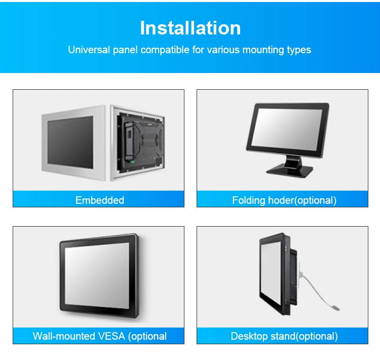 12inch Capacitive Touch Screen Monitor LCD Display with VGA/HDMI/AV/BNC/USB Interface