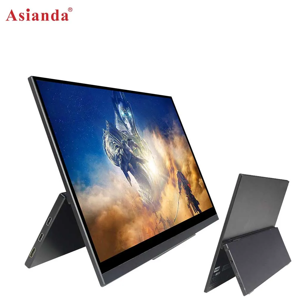 New Arrival 15.6inch Portable LCD HD Monitor Display for Game with HDMI, Type-C, USB Interfaces