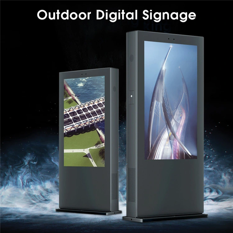 Large Size Outdoor Free Standing Touchscreen LCD Display 32/43/ 49/ 55/ 65/75/86 Inch Other Advertising Equipment