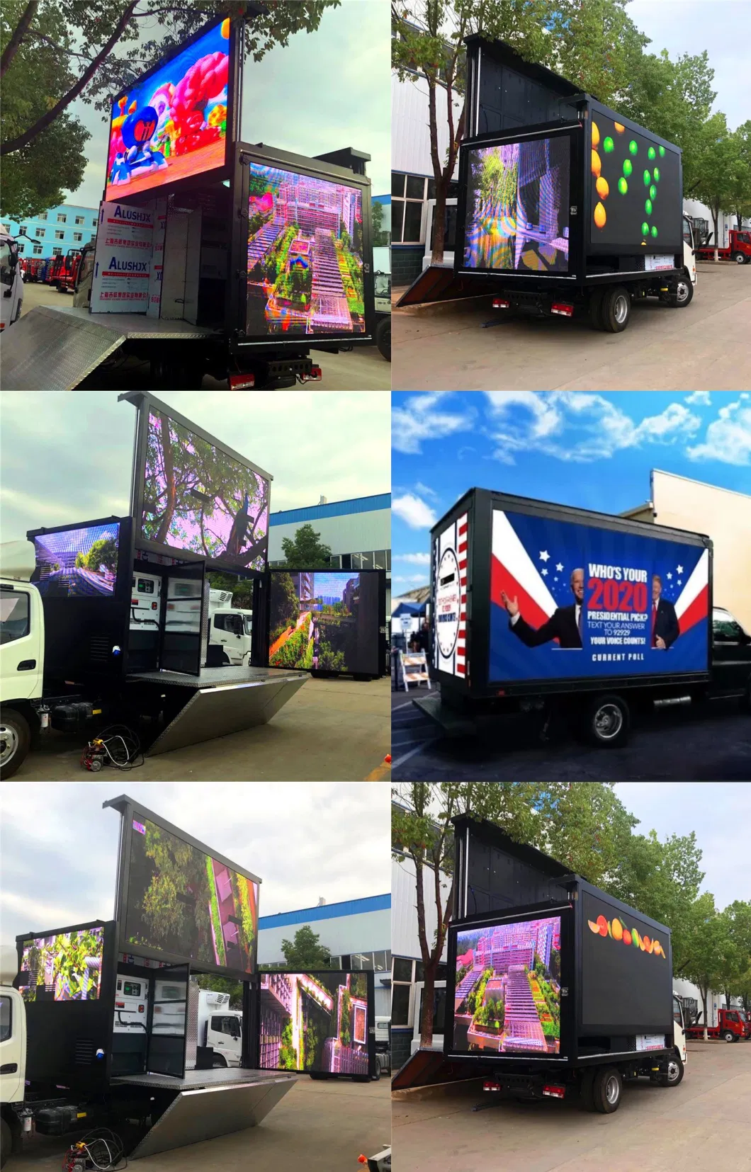 Ultra Bright Vehicle Mounted Small P6 P8 LED Display Screen