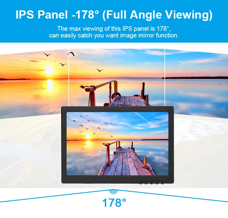 12inch Capacitive Touch Screen Monitor LCD Display with VGA/HDMI/AV/BNC/USB Interface