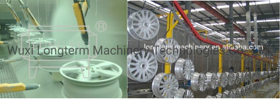 Industrial Use Dust-Free Powder Coating Line Production Line Electrostatic