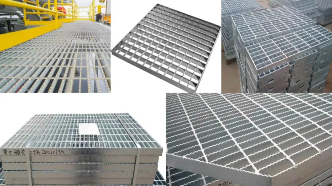 Manufacturers Customize Stainless Steel Building Materials Ss400 Gi Galvanized Welded Steel Grating Grid Plate for Sale