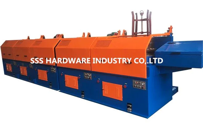 High Efficient Straight Line High Carbon Steel Rod Wire Drawing Machine