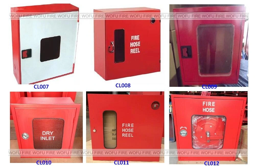 Fire Fighting Hose Reel Cabinet with Glass Window