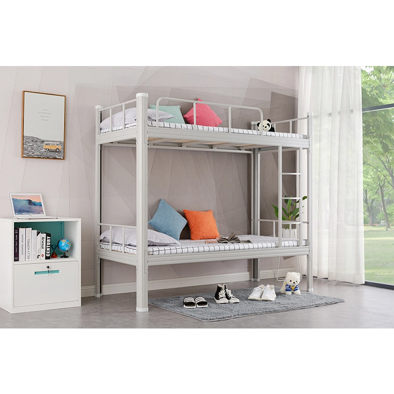 Factory Direct Sale Furniture Apartment Dorm Metal Bunk School Student Bed