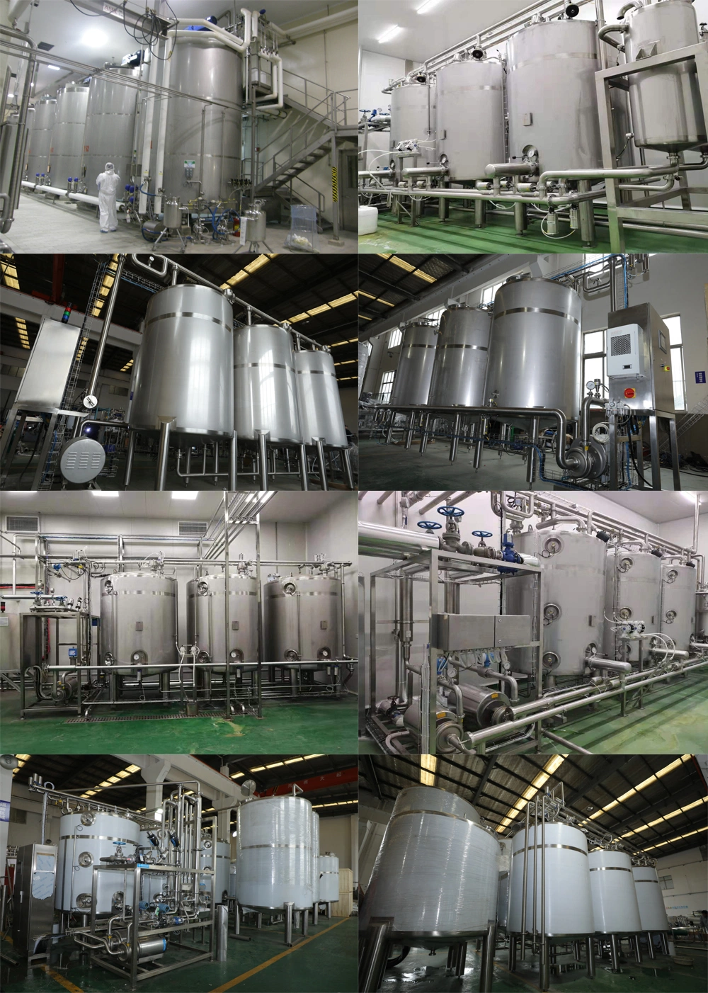 Food Grade Cleaning in Place Tanks for Beverage Plants