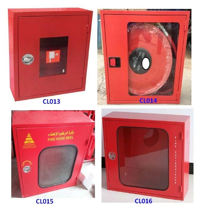 Fire Fighting Hose Reel Cabinet with Glass Window
