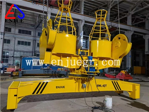 C Hook Smag 63t Marine Port Use Hydraulic Swiveling Hook Hanger Swivel Lifting Frame for Crane