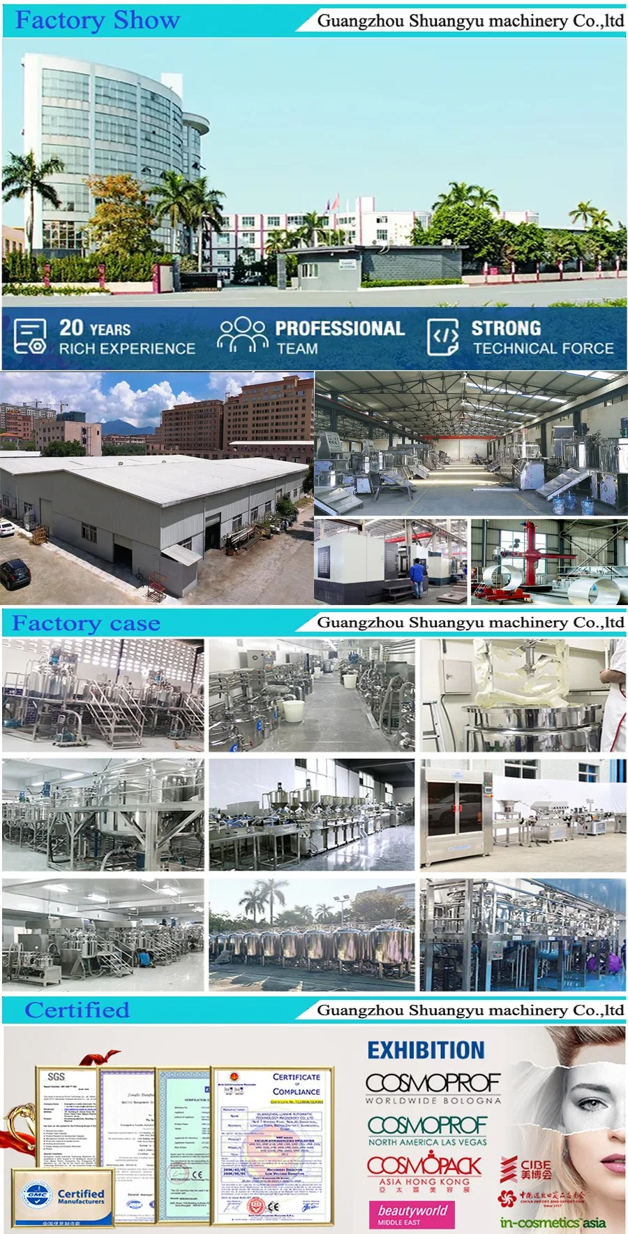 Detergent Making Machine Liquid Soap Shampoo Ingredient Production Line Making Machine Mixing Tank Price