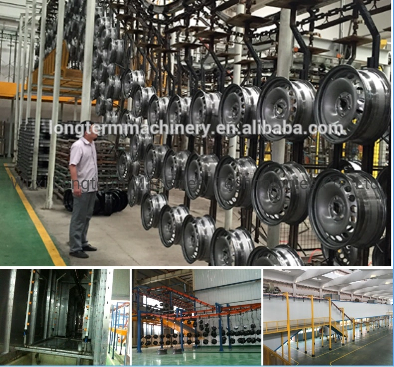 Precision Electrostatic Spraying Painting Production Line for Metal Parts Surface Coating