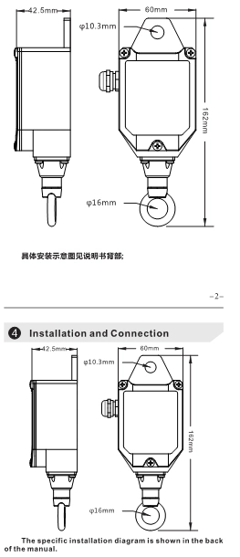 A2b Anti Two Block System with Counter Weight for Cranes