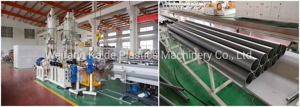 PP Pipe Extrusion Machine 50-200mm High Output Drain Pipes