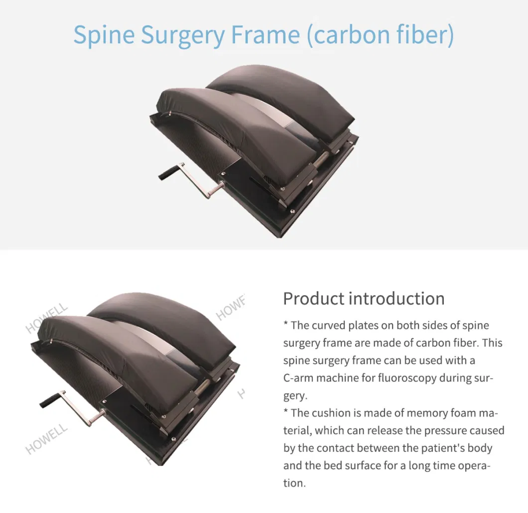 Carbon Fiber Radiolucent Wilson Spine Support Frame