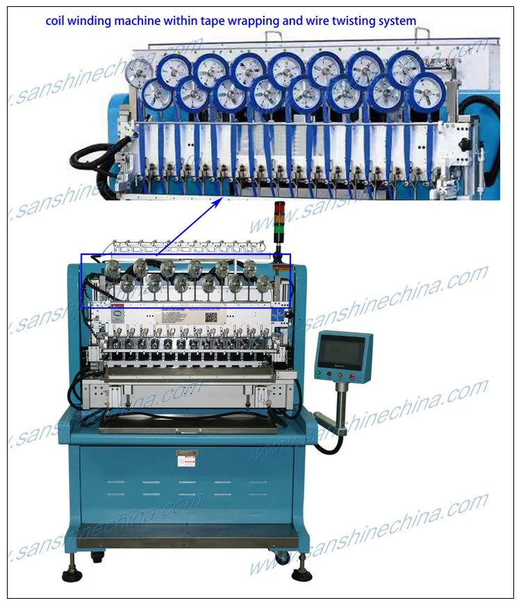 China 32spindles Fully Automatic Relay Valve Inductor Coil Winding Machine