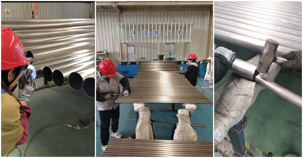 ASTM A554 Welding Straight/Hole/Bend Stainless Steel Tube 304/409L/436L/439/430/441 ERW Line Type for Exhaust Steel Tubes