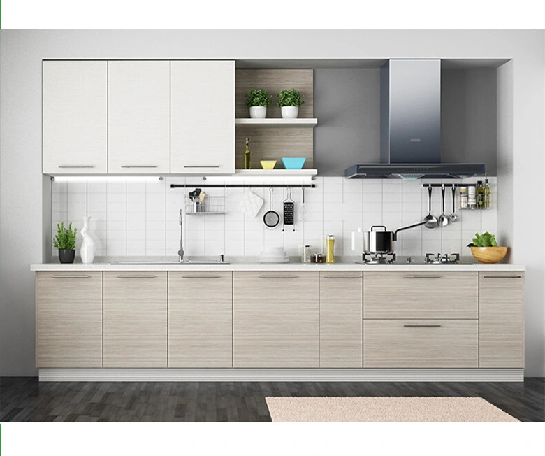 Two Doors Base Cabinet White Color Kitchen Cabinet