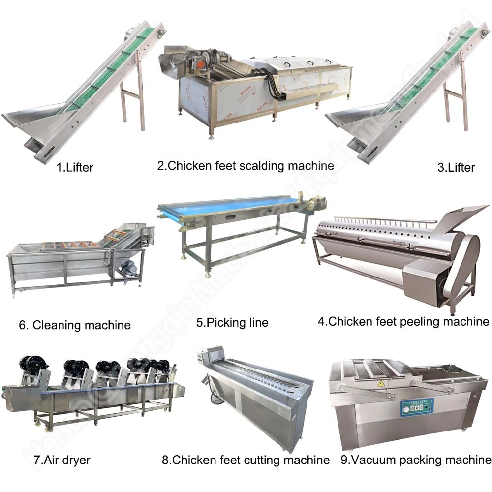 Chicken Feet Boneless Chicken Clean Feet Machine Pickled Chicken Feet Machine Chicken Feet Bone Machine Chicken Feet Peeling Chicken Feet Cutting Machine